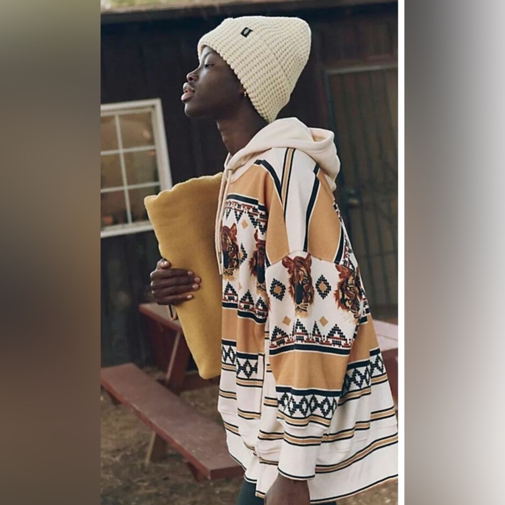 Free People Movement Sprint To The Finish Tiger Printed Hoodie - NWOT - Picture 11 of 12